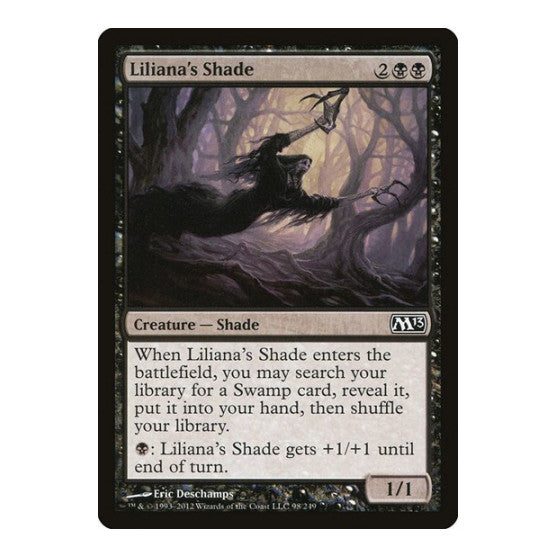 Lilianas Shade (M13) #98 Common (Lightly Played) Magic 2013 (M13) Magic: The Gathering: 2012