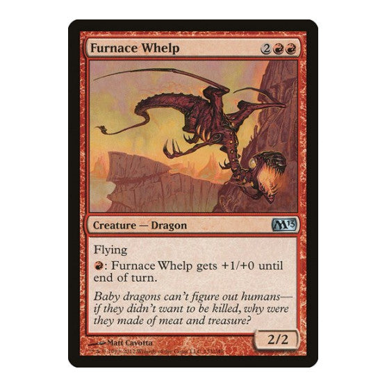 Furnace Whelp (M13) #133 Uncommon (Lightly Played) Magic 2013 (M13) Magic: The Gathering: 2012