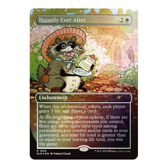 Happily Ever After (1828) (Rainbow Foil) (SLD) #1828 Rare (Foil Near Mint) Secret Lair Drop Series Magic: The Gathering: 2026