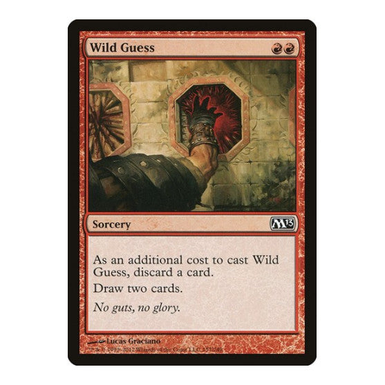 Wild Guess (M13) #157 Common (Lightly Played) Magic 2013 (M13) Magic: The Gathering: 2012