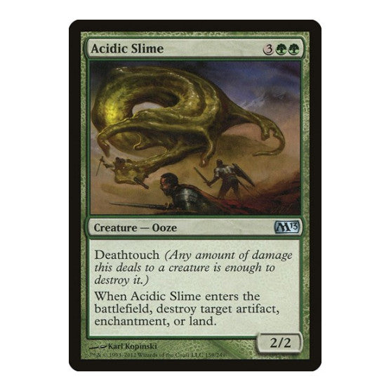 Acidic Slime (M13) #159 Uncommon (Lightly Played) Magic 2013 (M13) Magic: The Gathering: 2012