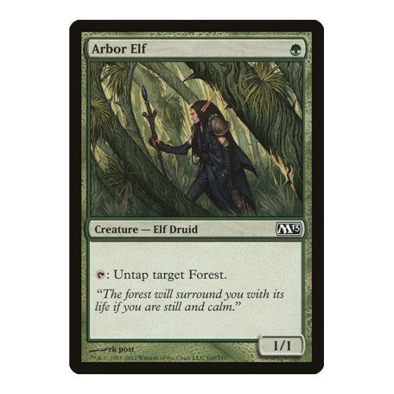 Arbor Elf (M13) #160 Common (Lightly Played) Magic 2013 (M13) Magic: The Gathering: 2012