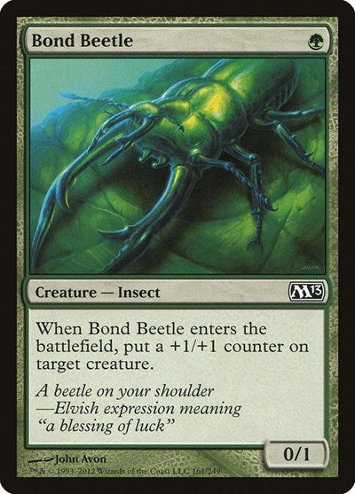 Bond Beetle (M13) #161 Common (Lightly Played) Magic 2013 (M13) Magic: 2012