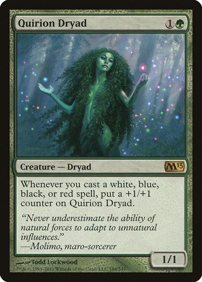 Quirion Dryad (M13) #184 Rare (Lightly Played) Magic 2013 (M13) Magic: The Gathering: 2012