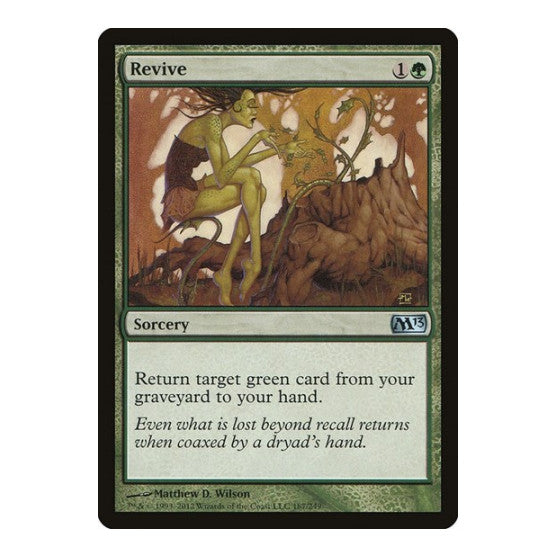 Revive (M13) #187 Uncommon (Lightly Played) Magic 2013 (M13) Magic: The Gathering: 2012