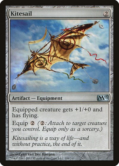 Kitesail (M13) #208 Uncommon (Lightly Played) Magic 2013 (M13) Magic: The Gathering: 2012