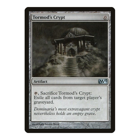 Tormod's Crypt (M13) #219 Uncommon (Lightly Played) Magic 2013 (M13) Magic: The Gathering: 2012