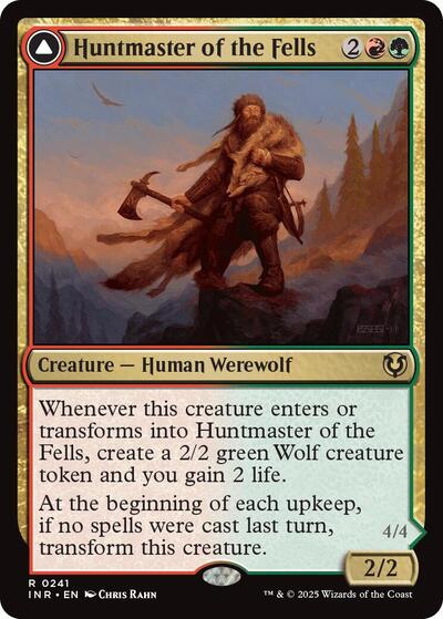 Huntmaster of the Fells (INR) #241 Rare (Lightly Played) Innistrad Remastered Magic: The Gathering: 2025