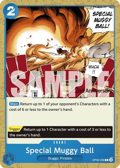 Special Muggy Ball (OP09 ANN) #OP09-058 Common (Near Mint) Emperors in the New World: 2nd Anniversary Tournament Cards One Piece Card Game: 2024