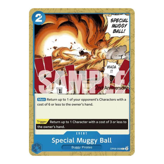 Special Muggy Ball (OP09 ANN) #OP09-058 Common (Near Mint) Emperors in the New World: 2nd Anniversary Tournament Cards One Piece Card Game: 2024