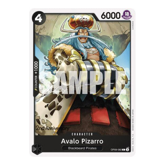 Avalo Pizarro (OP09 ANN) #OP09-082 Common (Near Mint) Emperors in the New World: 2nd Anniversary Tournament Cards One Piece Card Game: 2024
