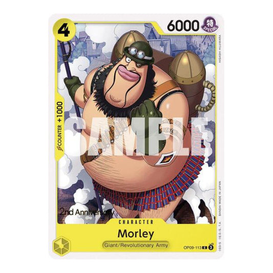 Morley (OP09 ANN) #OP09-113 Common (Near Mint) Emperors in the New World: 2nd Anniversary Tournament Cards One Piece Card Game: 2024
