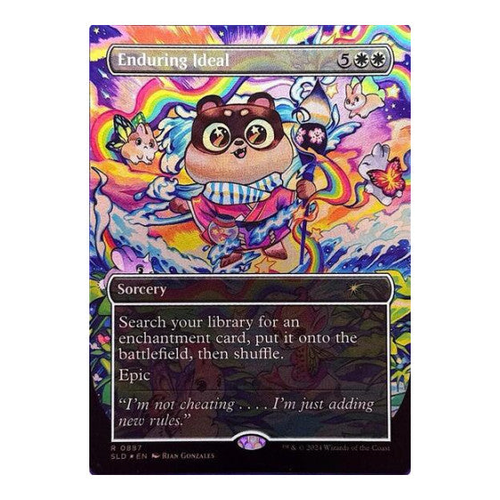 Enduring Ideal (Rainbow Foil) (SLD) #887 Rare (Foil Lightly Played) Secret Lair Drop Series Magic: The Gathering: 2026