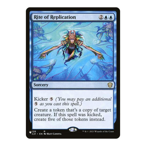 Rite of Replication (C21) (LIST) #128/081 Rare (Lightly Played) The List Reprints Magic: The Gathering: 2026