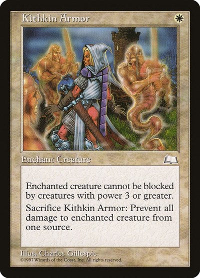 Kithkin Armor (WTH) #19 Common Weatherlight Magic: The Gathering: 1997