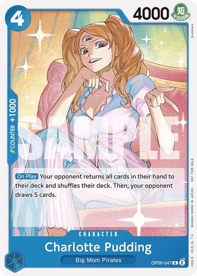 Charlotte Pudding (Tournament Pack 2025 Vol. 1) (OP-PR) #OP06-047 Rare (Near Mint) One Piece Promotion Cards One Piece Card Game: 2022