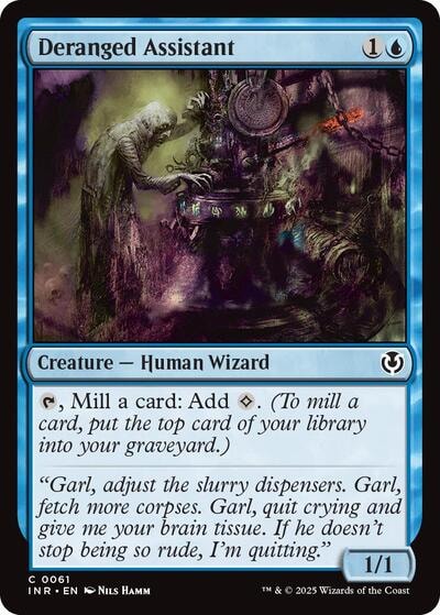 Deranged Assistant (INR) #61 Common (Lightly Played) Innistrad Remastered Magic: The Gathering: 2025