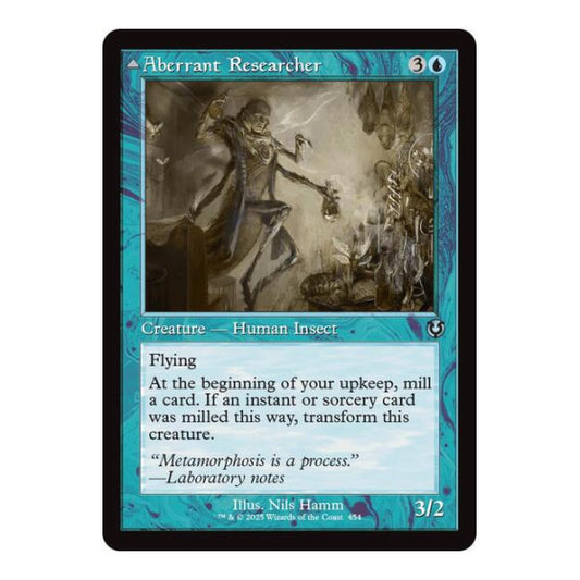 Aberrant Researcher (Retro Frame) (INR) #454 Uncommon (Lightly Played) Innistrad Remastered Magic: The Gathering: 2025