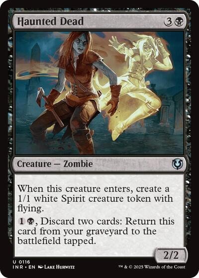 Haunted Dead (INR) #116 Uncommon (Lightly Played) Innistrad Remastered Magic: The Gathering: 2025