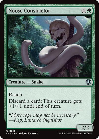 Noose Constrictor (INR) #210 Uncommon (Lightly Played) Innistrad Remastered Magic: The Gathering: 2025