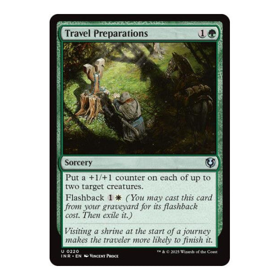 Travel Preparations (INR) #220 Uncommon (Lightly Played) Innistrad Remastered Magic: The Gathering: 2025
