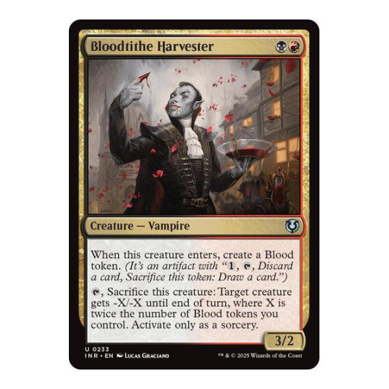 Bloodtithe Harvester (INR) #233 Uncommon (Lightly Played) Innistrad Remastered Magic: The Gathering: 2025