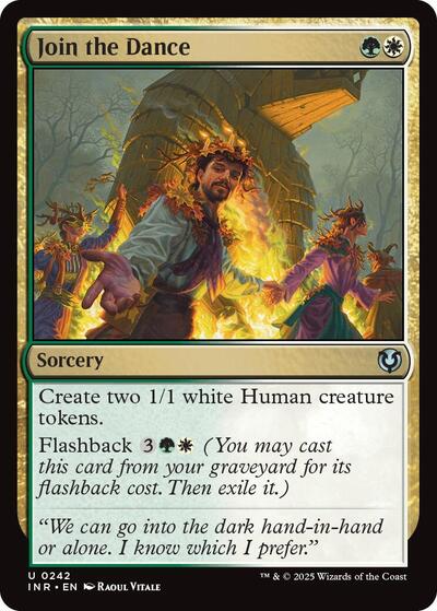Join the Dance (INR) #242 Uncommon (Lightly Played) Innistrad Remastered Magic: The Gathering: 2025