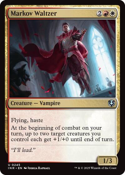 Markov Waltzer (INR) #245 Uncommon (Lightly Played) Innistrad Remastered Magic: The Gathering: 2025