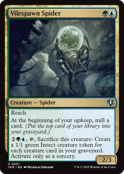 Vilespawn Spider (INR) #251 Uncommon (Lightly Played) Innistrad Remastered Magic: 2025