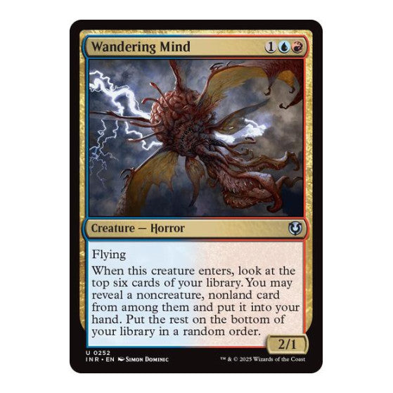 Wandering Mind (INR) #252 Uncommon (Lightly Played) Innistrad Remastered Magic: The Gathering: 2025