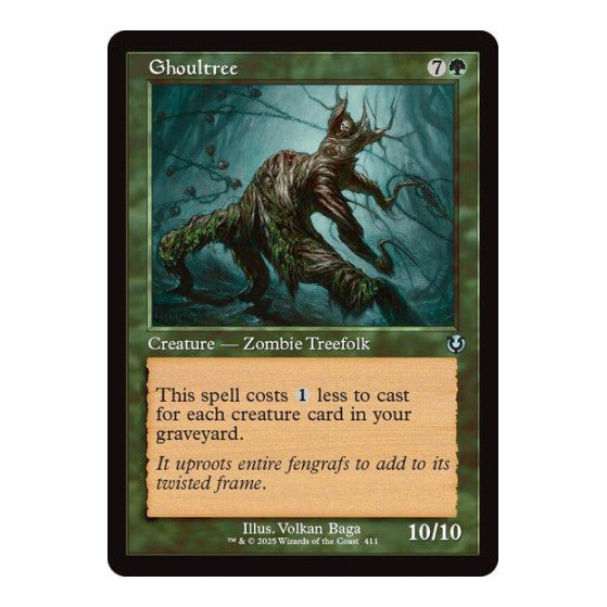 Ghoultree (Retro Frame) (INR) #411 Uncommon (Lightly Played) Innistrad Remastered Magic: The Gathering: 2025
