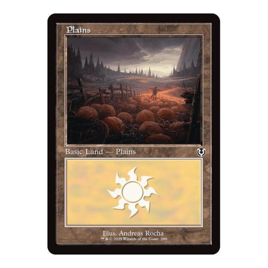 Plains (289) (Retro Frame) (INR) #289 Land (Lightly Played) Innistrad Remastered Magic: The Gathering: 2025