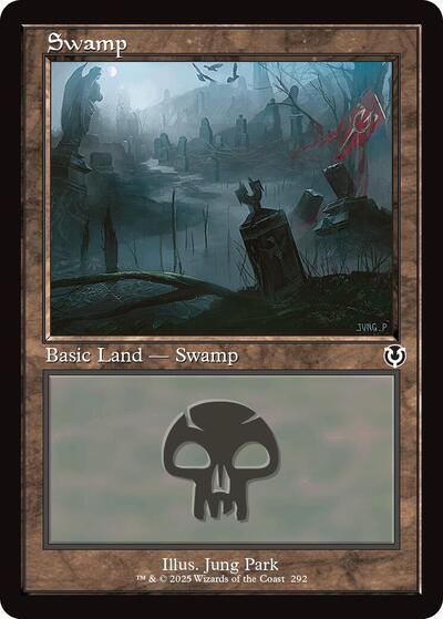 Swamp 292 Retro Frame (INR) #292 Land (Lightly Played) Innistrad Remastered Magic: The Gathering: 2025
