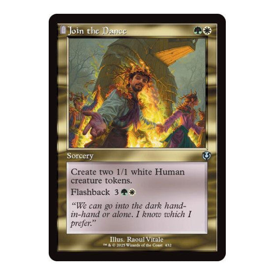 Join the Dance (Retro Frame) (INR) #432 Uncommon (Lightly Played) Innistrad Remastered Magic: The Gathering: 2025
