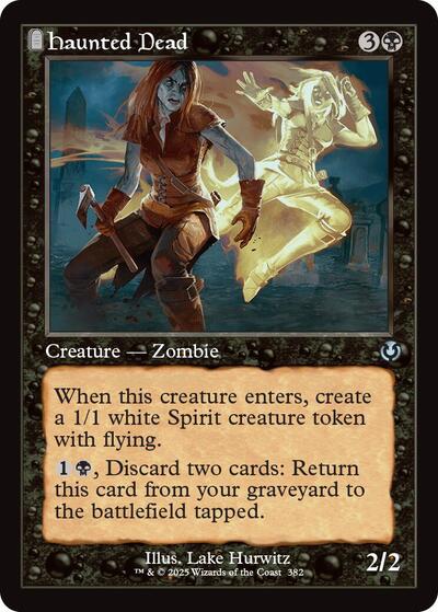Haunted Dead Retro Frame (INR) #382 Uncommon (Lightly Played) Innistrad Remastered Magic: The Gathering: 2025