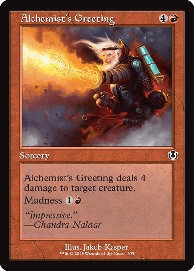 Alchemists Greeting Retro Frame (INR) #393 Common (Lightly Played) Innistrad Remastered Magic: The Gathering: 2025
