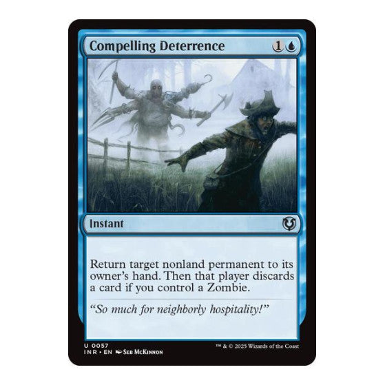 Compelling Deterrence (INR) #57 Uncommon Innistrad Remastered Magic: The Gathering: 2025