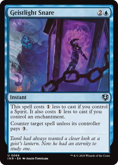 Geistlight Snare (INR) #66 Uncommon (Lightly Played) Innistrad Remastered Magic: The Gathering: 2025