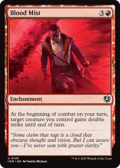 Blood Mist (INR) #143 Uncommon (Lightly Played) Innistrad Remastered Magic: The Gathering: 2025