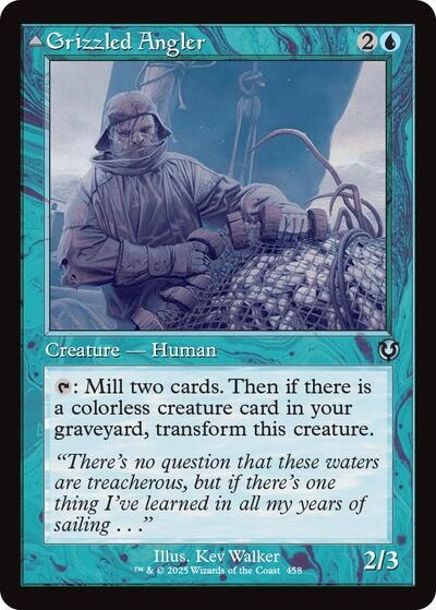 Grizzled Angler Retro Frame (INR) #458 Uncommon (Lightly Played) Innistrad Remastered Magic: The Gathering: 2025
