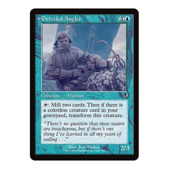 Grizzled Angler (Retro Frame) (INR) #458 Uncommon (Lightly Played) Innistrad Remastered Magic: The Gathering: 2025
