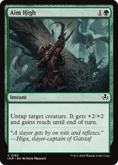 Aim High (INR) #185 Common (Lightly Played) Innistrad Remastered Magic: The Gathering: 2025