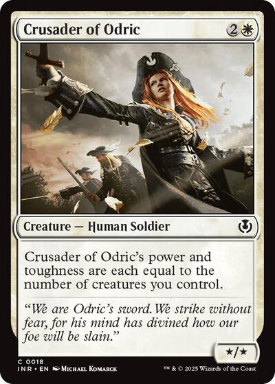 Crusader of Odric (INR) #18 Common Innistrad Remastered Magic: The Gathering: 2025