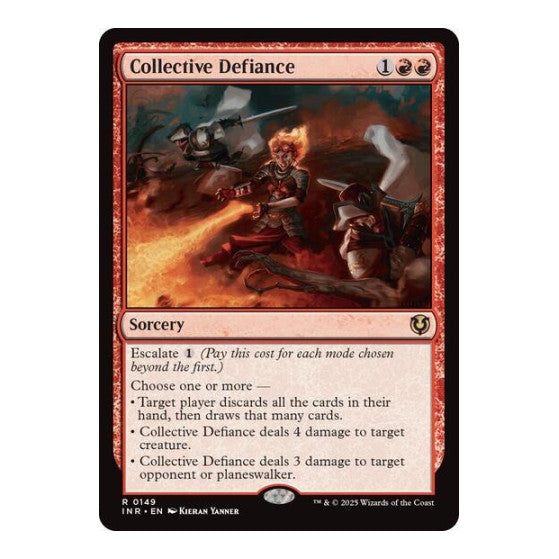Collective Defiance (INR) #149 Rare (Lightly Played) Innistrad Remastered Magic: The Gathering: 2025