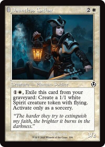 Dauntless Cathar Retro Frame (INR) #339 Common (Lightly Played) Innistrad Remastered Magic: The Gathering: 2025