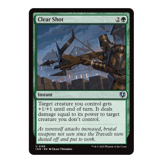 Clear Shot (INR) #188 Uncommon (Lightly Played) Innistrad Remastered Magic: The Gathering: 2025