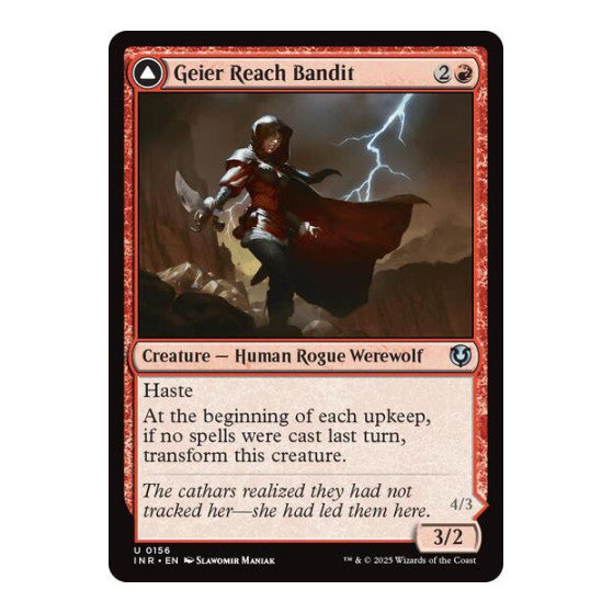 Geier Reach Bandit (INR) #156 Uncommon (Foil Lightly Played) Innistrad Remastered Magic: The Gathering: 2025