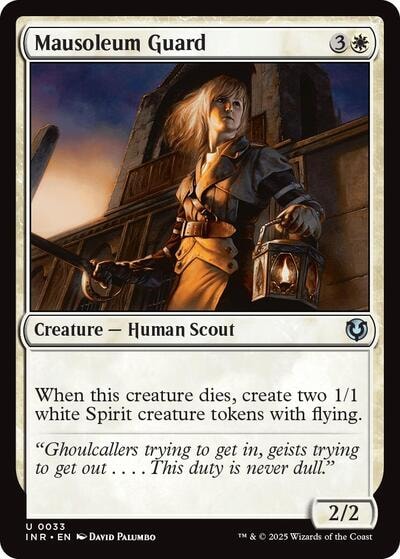Mausoleum Guard (INR) #33 Uncommon (Lightly Played) Innistrad Remastered Magic: The Gathering: 2025