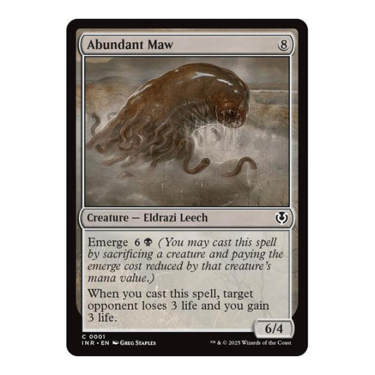 Abundant Maw (INR) #1 Common Innistrad Remastered Magic: The Gathering: 2025