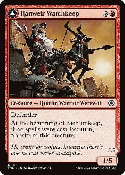 Hanweir Watchkeep (INR) #158 Common (Lightly Played) Innistrad Remastered Magic: The Gathering: 2025